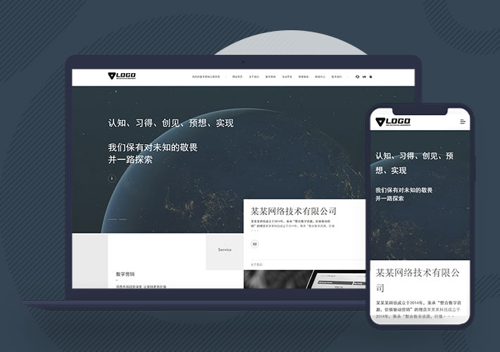 响应式网络营销技术网站